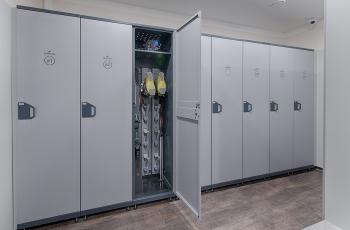 Vyhřívané lyžařské skříňky